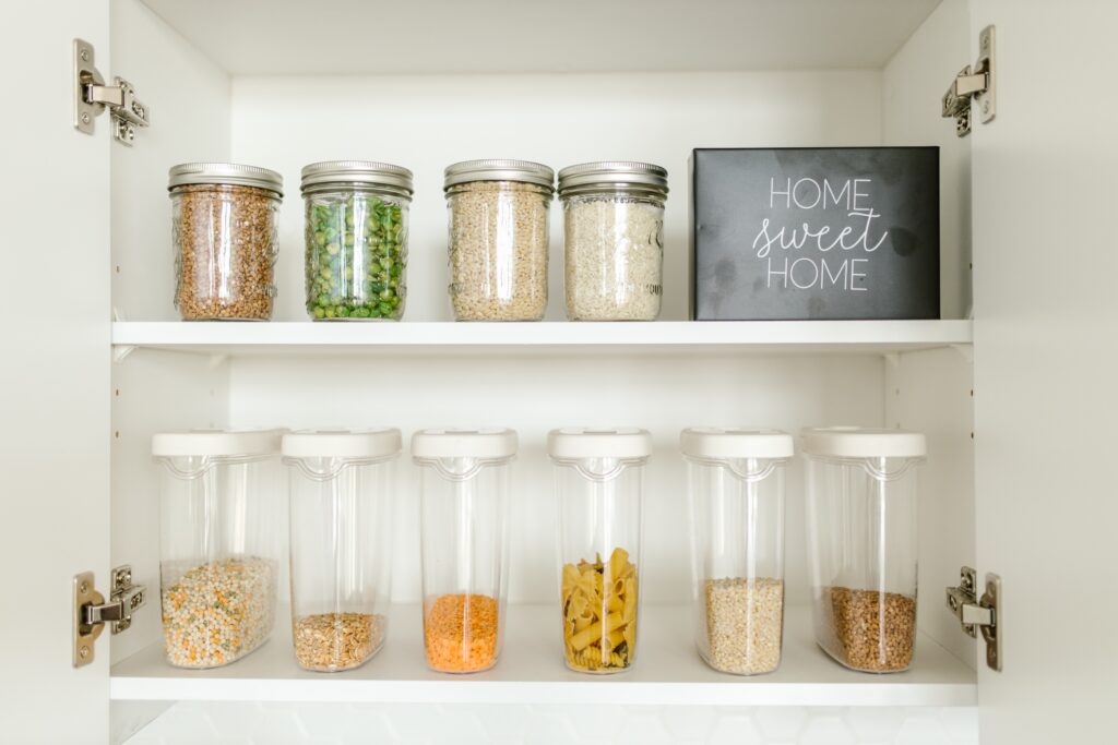 Organized Kitchen Cabinet